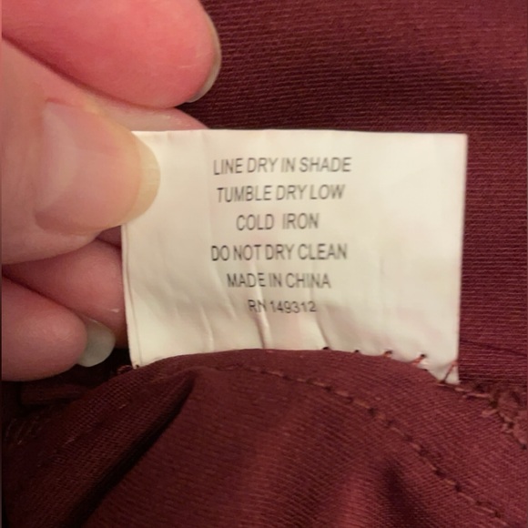 Hello Molly Witness Dress Burgundy Size 12 Mini Dress Back Exposed Zipper - Picture 11 of 12